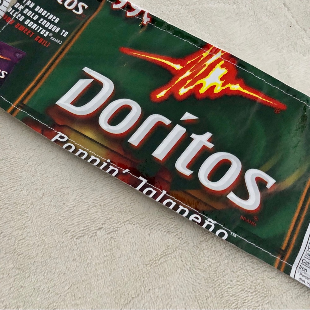 Doritos Zipper Pouch Handmade Custom Poppin’ Jalapeno